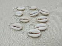 Cowrie Hair Jewelry Silver Accessories Handmade Shell Dangle