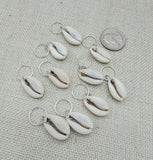 Cowrie Hair Jewelry Silver Accessories Handmade Shell Dangle