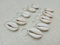 Cowrie Hair Jewelry Silver Accessories Handmade Shell Dangle