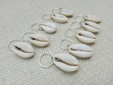 Cowrie Hair Jewelry Silver Accessories Handmade Shell Dangle