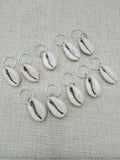 Cowrie Hair Jewelry Silver Accessories Handmade Shell Dangle