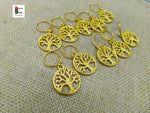 Hair Jewelry Accessories Tree Gold Rings Handmade Accessories Set of 10 Black Owned