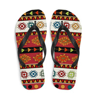 Tribal print Flip-Flops, footwear