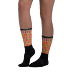 Kente Print Socks