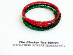 Red Black Green Bracelet Beaded Jewelry Pan African